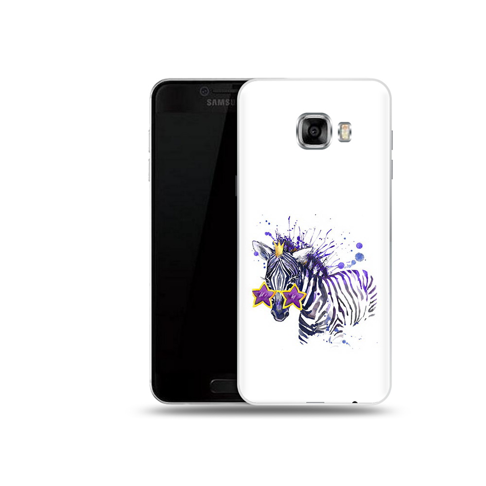 

Чехол MyPads Tocco для Samsung Galaxy C5 (2016) акварельная зебра, Прозрачный, Tocco