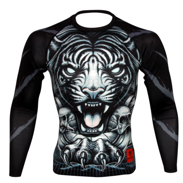 

Рашгард Athletic pro. MRG-101 tiger, M INT, Черный;серый, MRG-101