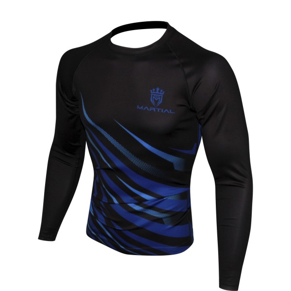 

Рашгард Athletic pro. MRG-122 blue , XXL INT, Черный;синий, MRG-122