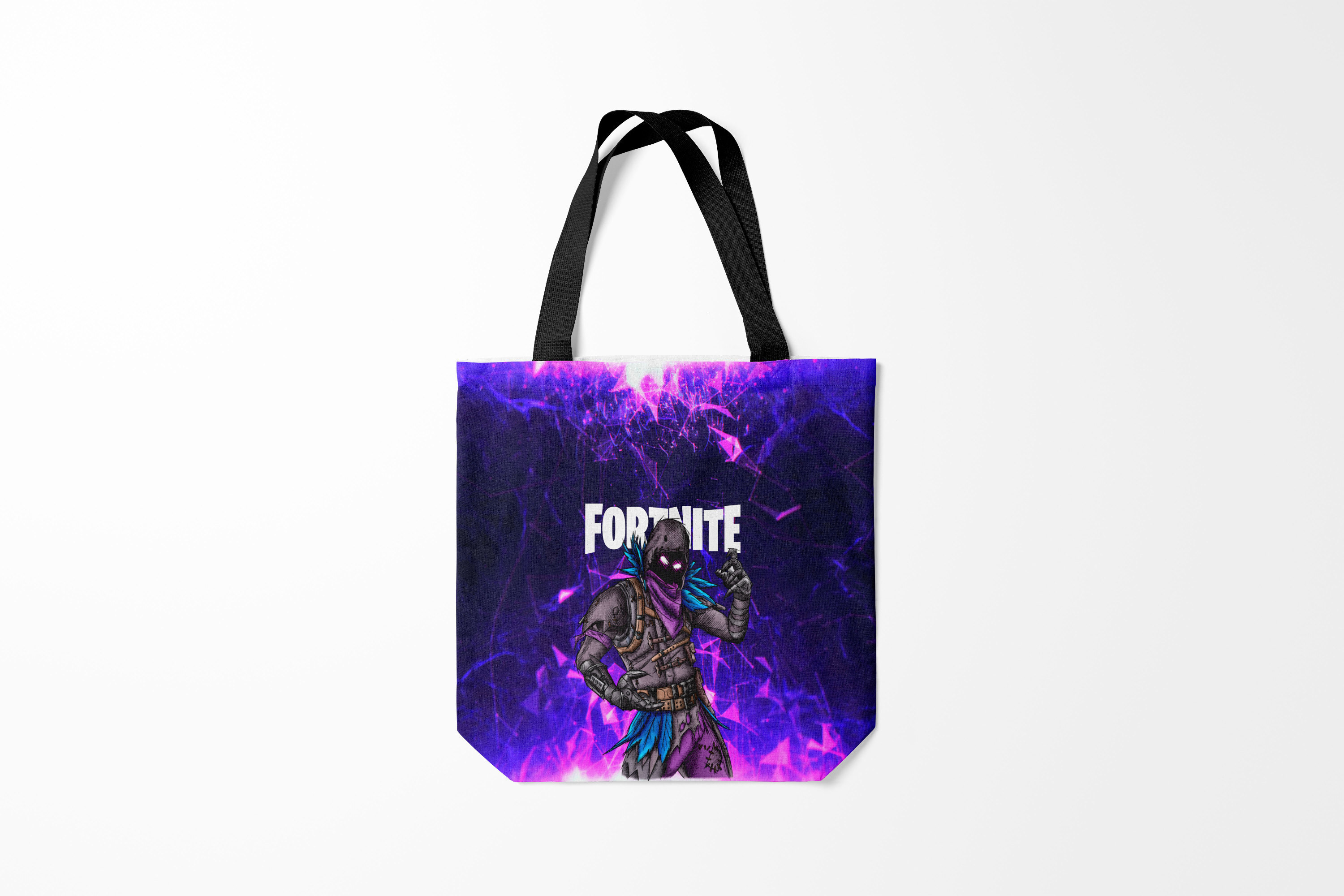 

Сумка шoппер унисекс Burnettie Fortnite x RAVEN, фиолетовый, Fortnite x RAVEN