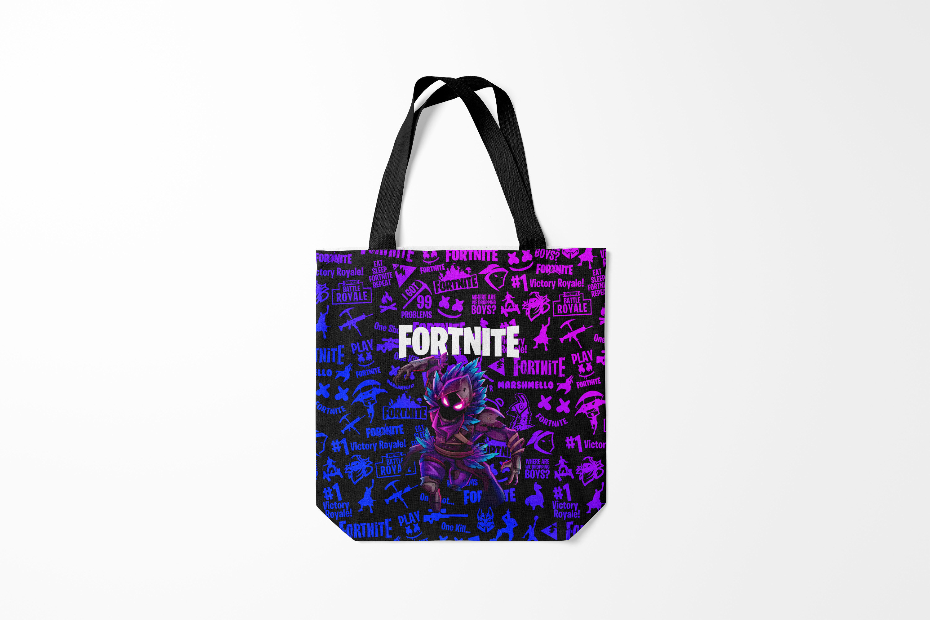 

Сумка шoппер унисекс Burnettie Fortnite x RAVEN ФОРТНАЙТ, черный, Fortnite x RAVEN ФОРТНАЙТ