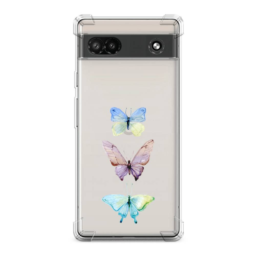 

Чехол Awog на Google Pixel 6A "Акварельные бабочки", Фиолетовый, 271151-1
