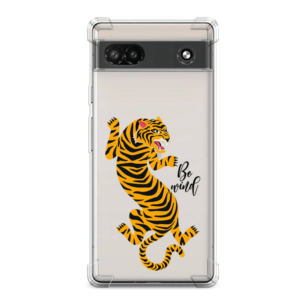 

Чехол Awog на Google Pixel 6A "Tiger be wind", Желтый;черный, 271151-1