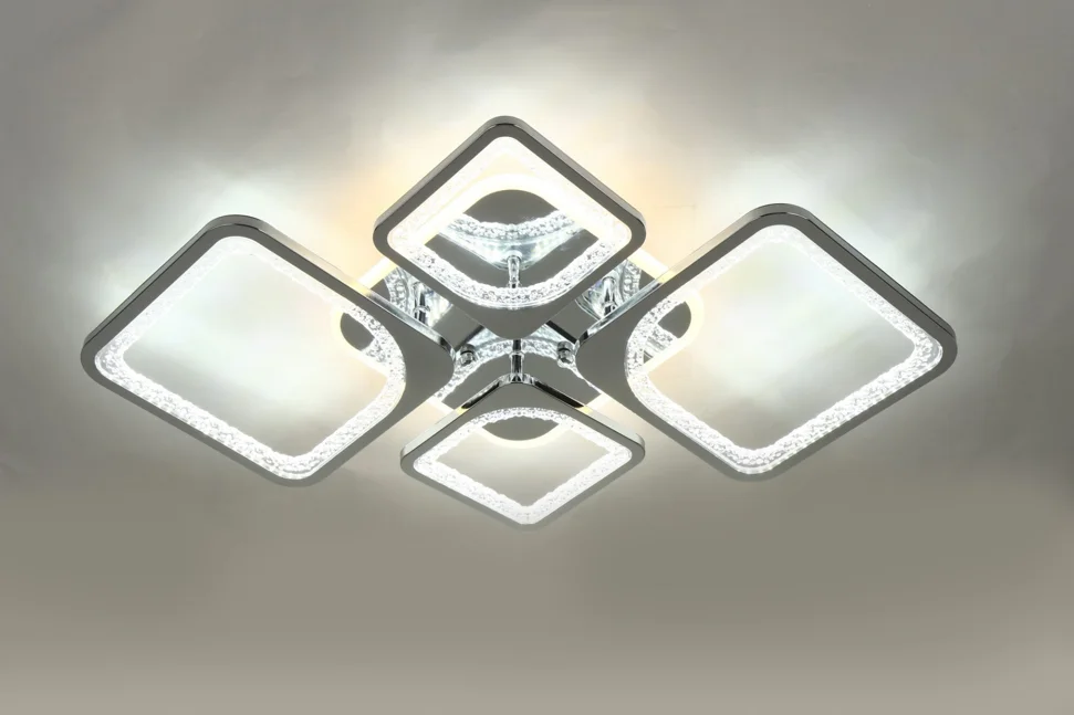 

Люстра Escudo 39047-2+2-DA+TL Chrome, LED 120W+30W