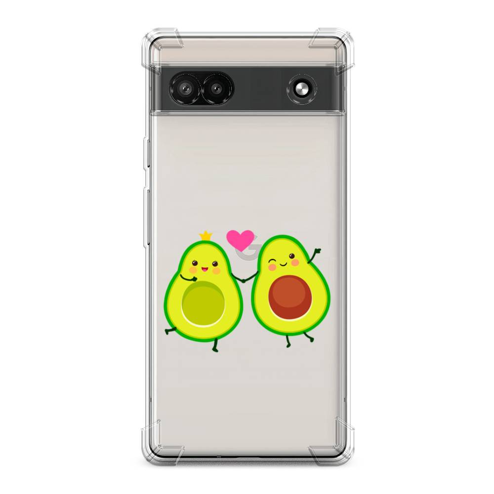 

Чехол Awog на Google Pixel 6A "Авокадо любят", Зеленый;коричневый;розовый, 271151-1