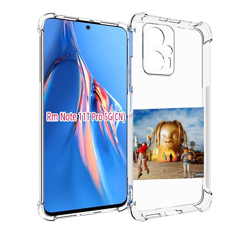 

Чехол MyPads Travis Scott - Astroworld для Xiaomi Redmi Note 11T Pro / 11T Pro Plus / P..., Прозрачный, Tocco