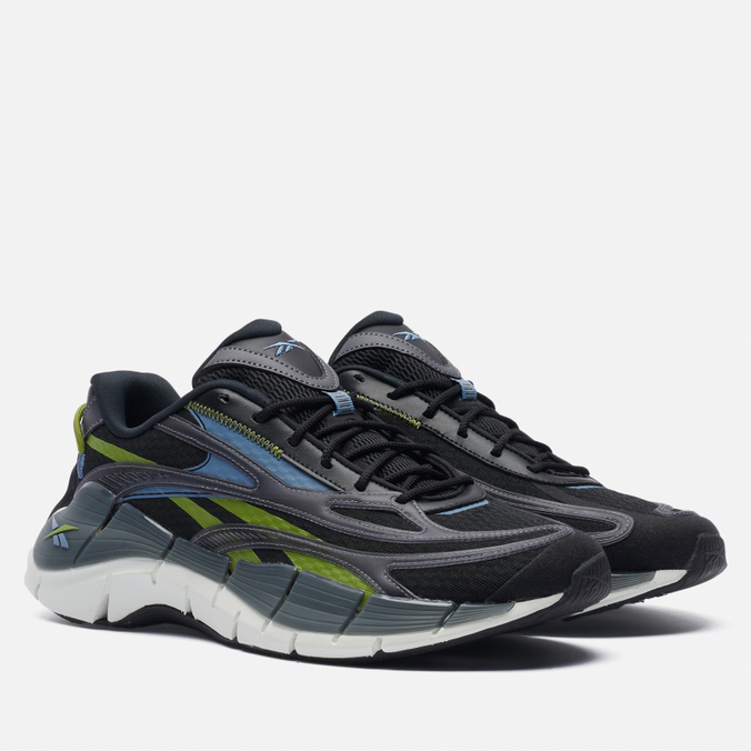 фото Кроссовки унисекс reebok zig kinetica 2.5 черные 36.5 eu