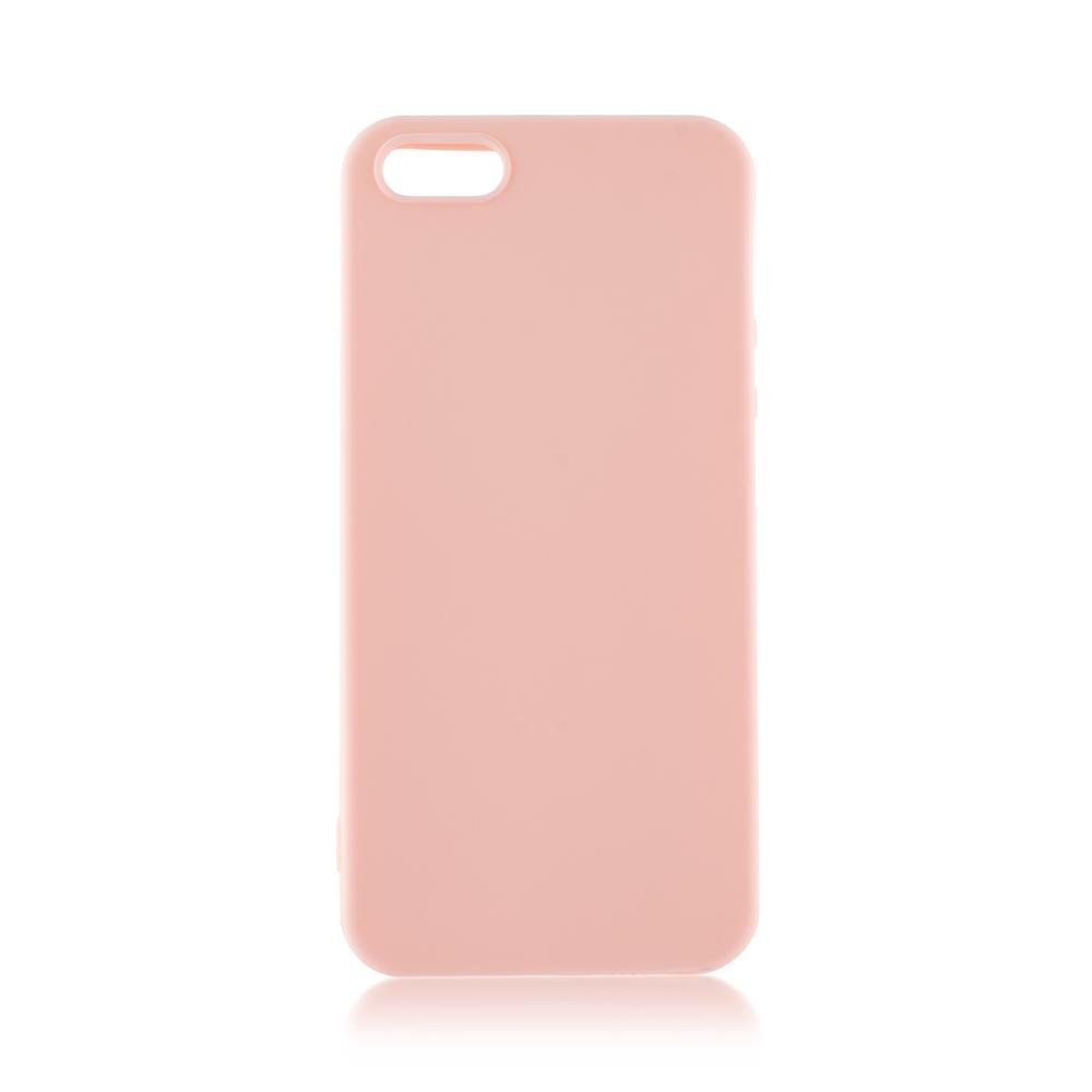 

Чехол для Apple iPhone 5\5S\SE Brosco Colourful светло-розовый