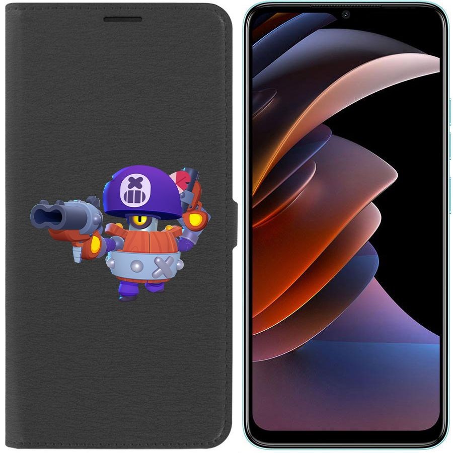 

Чехол-книжка Eco Book для Tecno Spark Go 2023 Brawl Stars-Дэррил