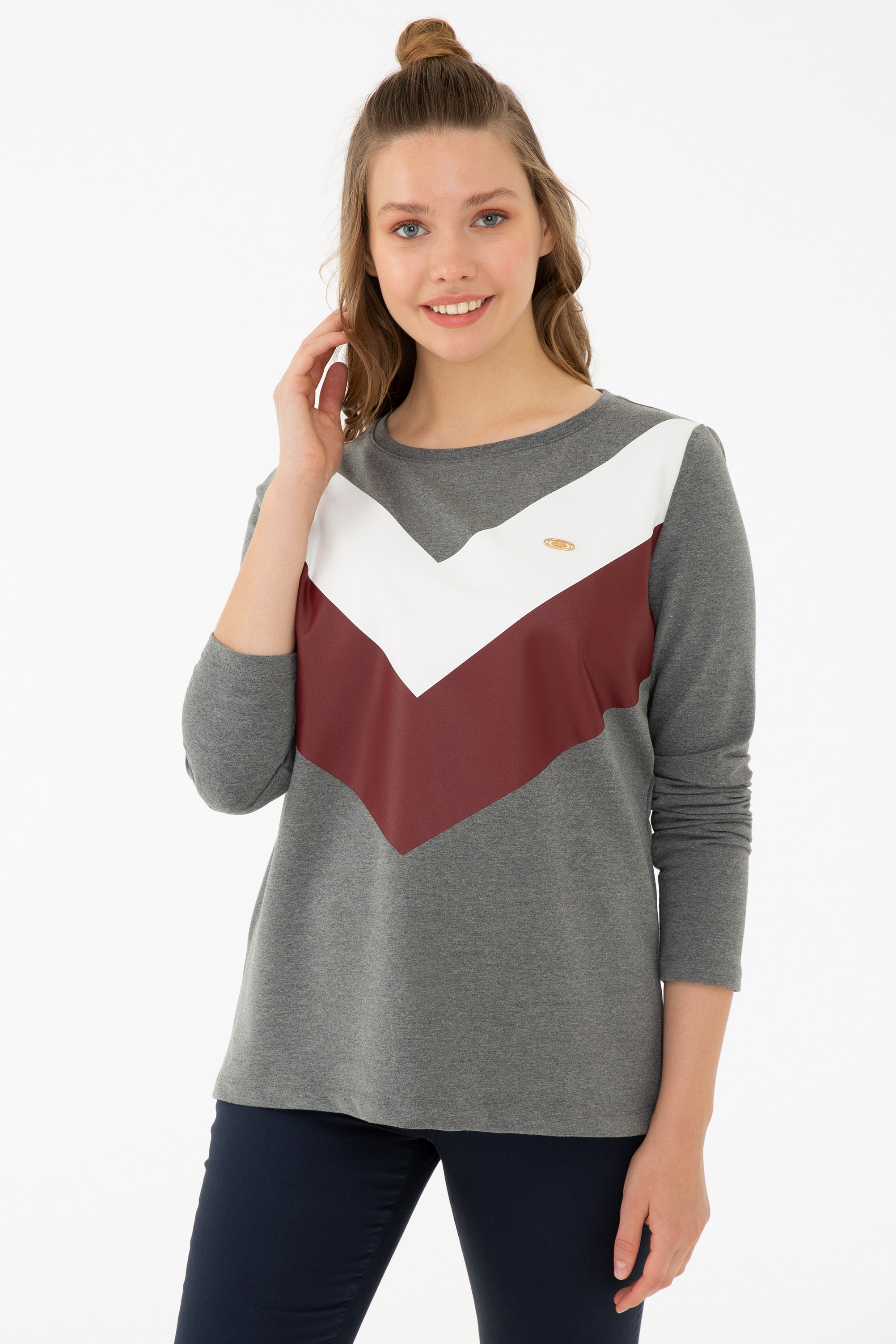 

Лонгслив женский U.S. POLO Assn. G082SZ0820E-PUNSA-SK020 серый XS, G082SZ0820E-PUNSA-SK020