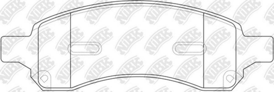 

Тормозные колодки NiBK PN0517