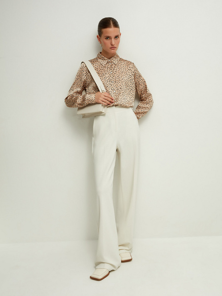 

Блуза женская ZARINA 2368120320 бежевая M, 2368120320