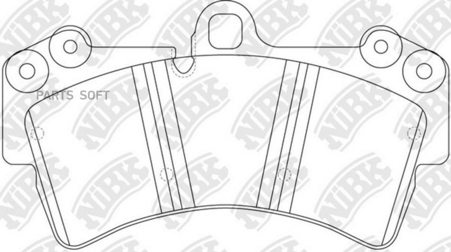 

Тормозные колодки NiBK PN0346W