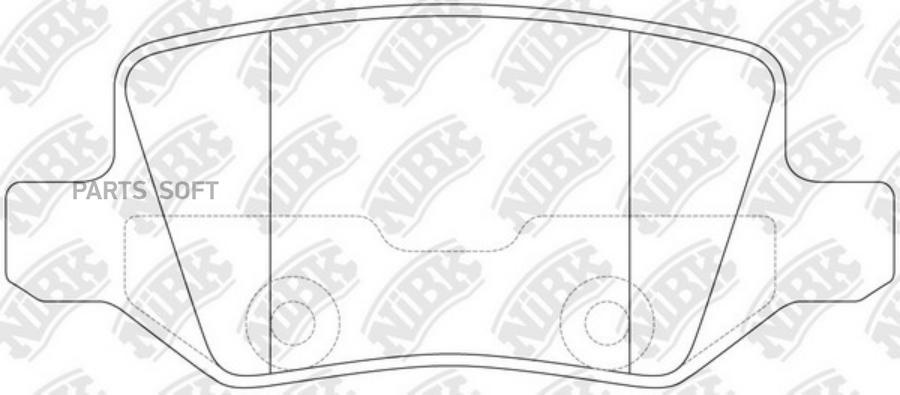 

Тормозные колодки NiBK PN0214