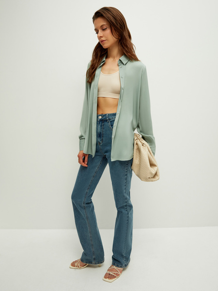 

Блуза женская ZARINA 2368173375 зеленая 2XS, 2368173375