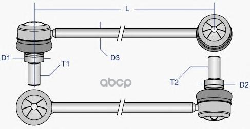 

Тяга / Стойка, Стабилизатор Moog арт. HY-LS-3941