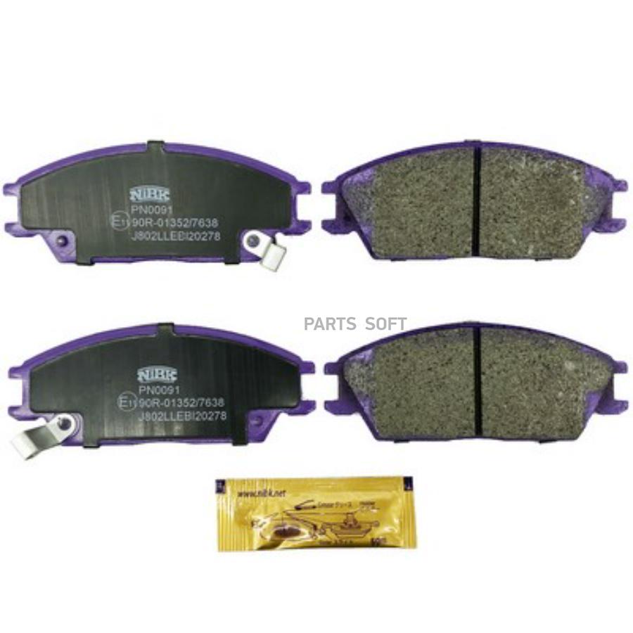 

Тормозные колодки NiBK PN0091