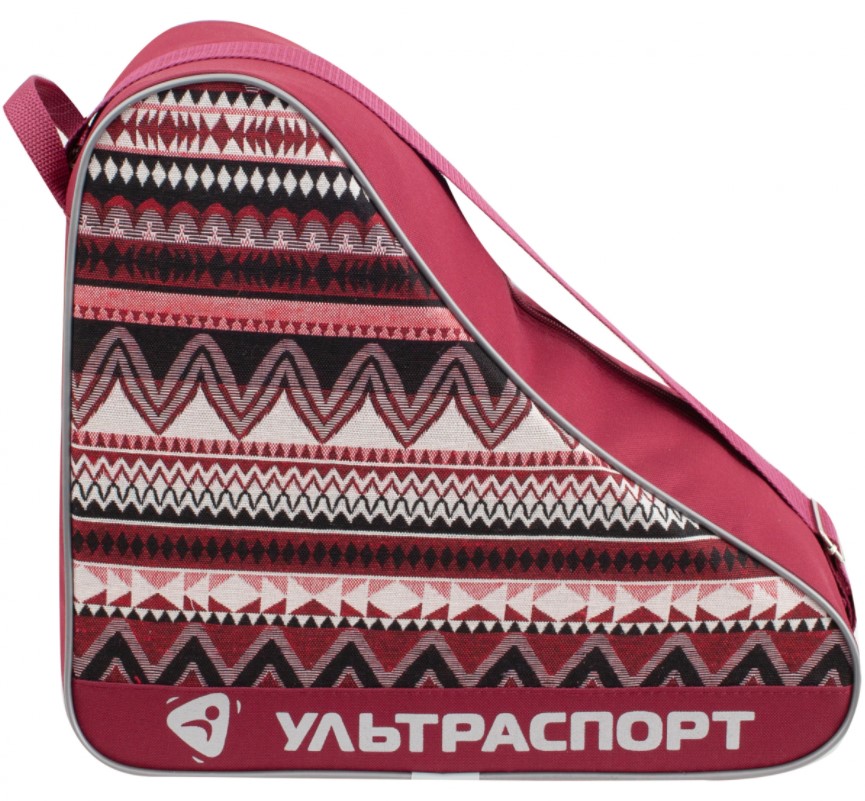 фото Сумка для коньков ultrasport сканди-зигзаг бордо(s)