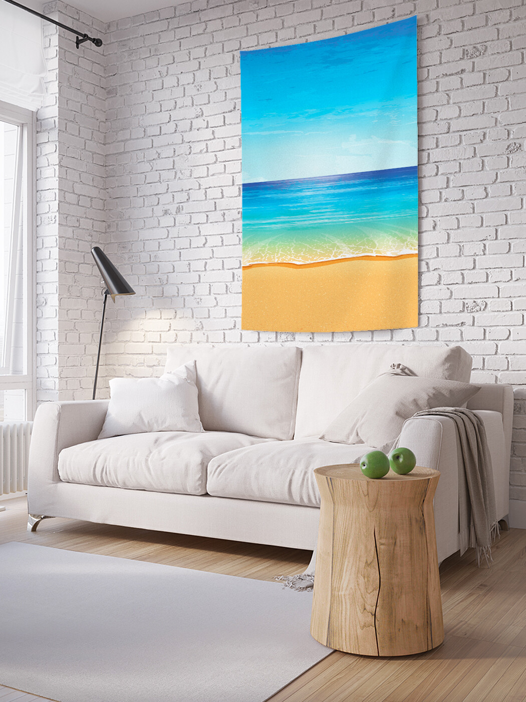

Вертикальное фотопанно JoyArty Море зовет, из ткани, 100х150 см