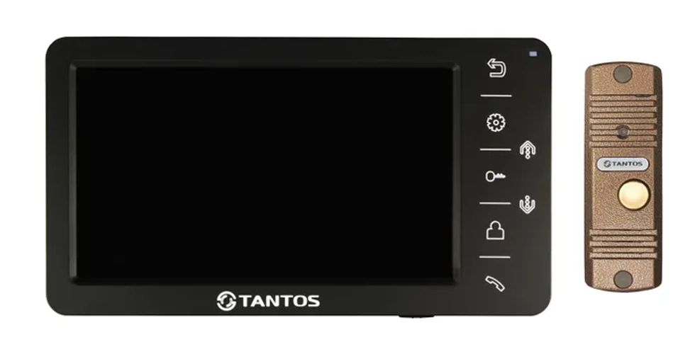 Комплект видеодомофона Tantos Amelie Kit combo (черный/медь)