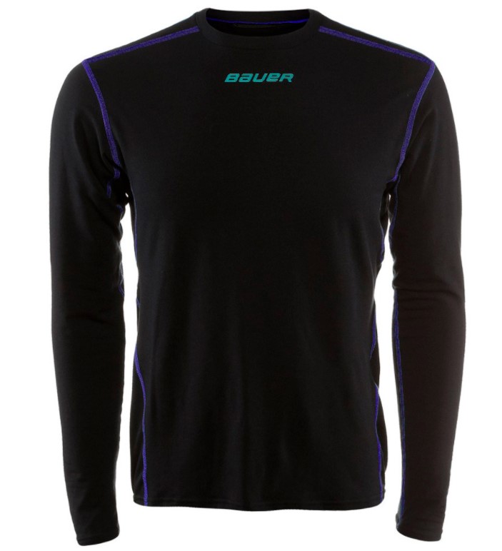 

Термо-кофта BAUER Basics BL LS Top SR взрослая(S / черная/S), Basics