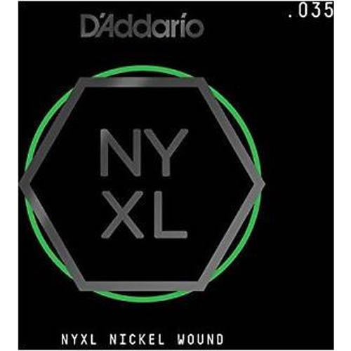 

Одиночная струна для электрогитары D'ADDARIO NYNW035 - NYXL калибр 35, обмотка никель, D'ADDARIO NYNW035
