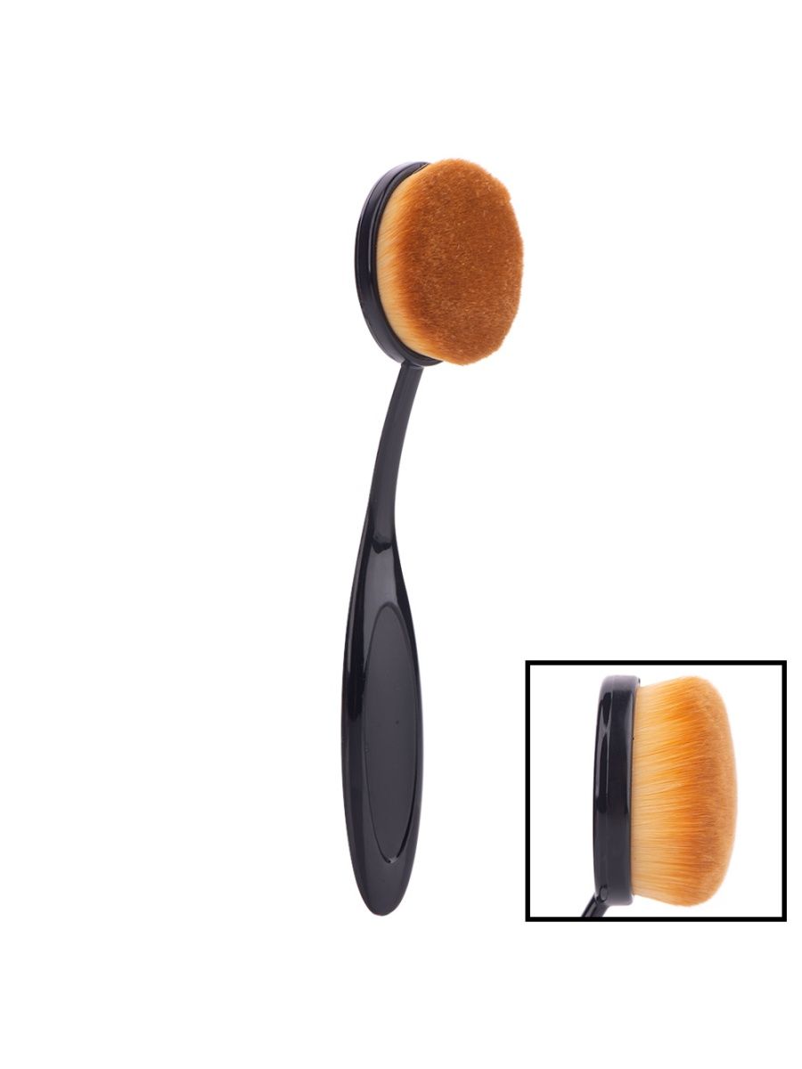 Кисть-щетка макияжная Universal Brush № 2 Irisk 07 Черная ручка кисть для губ raffini lip brush двухсторонняя черная