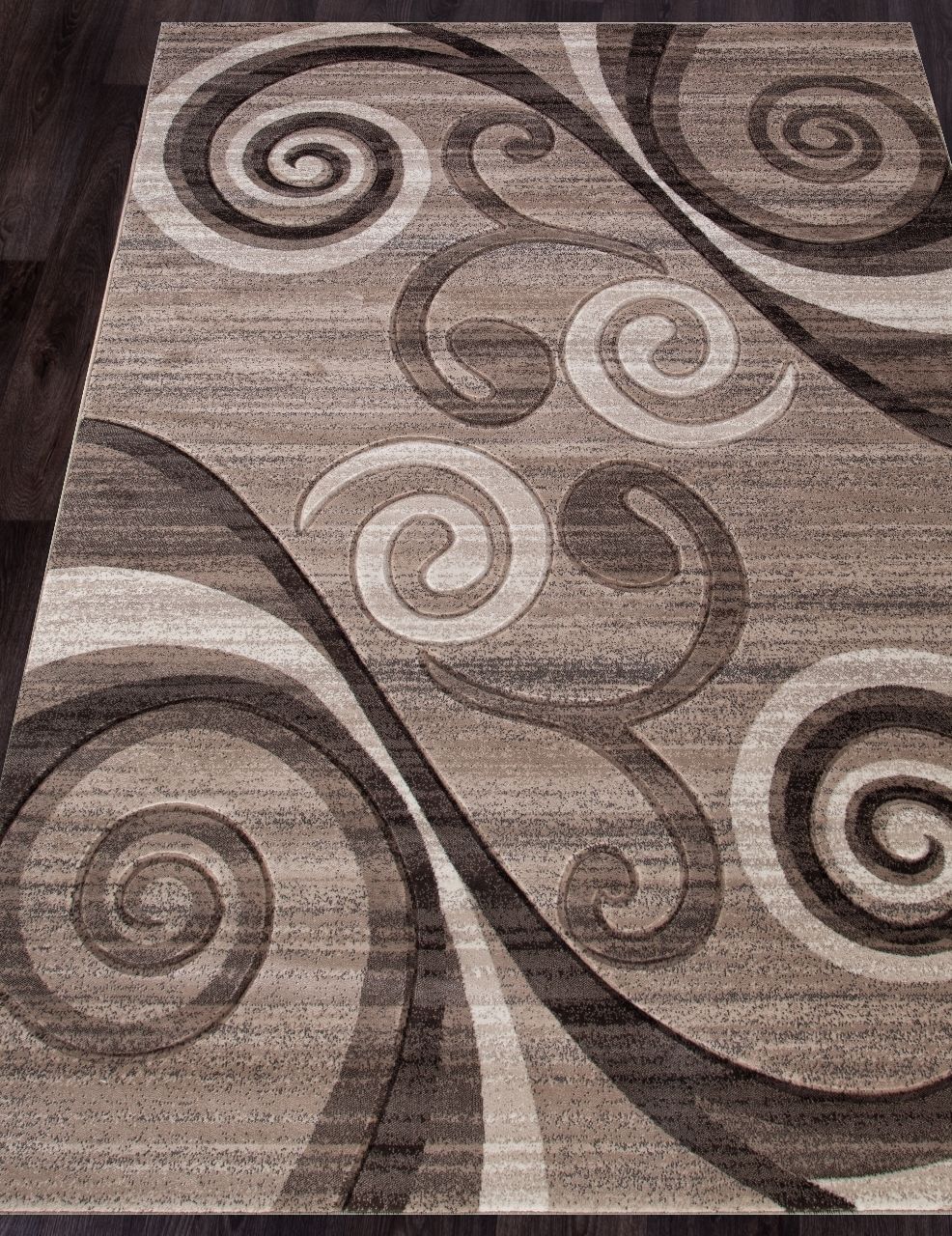 фото Ковер mega carving d263 light beige merinos