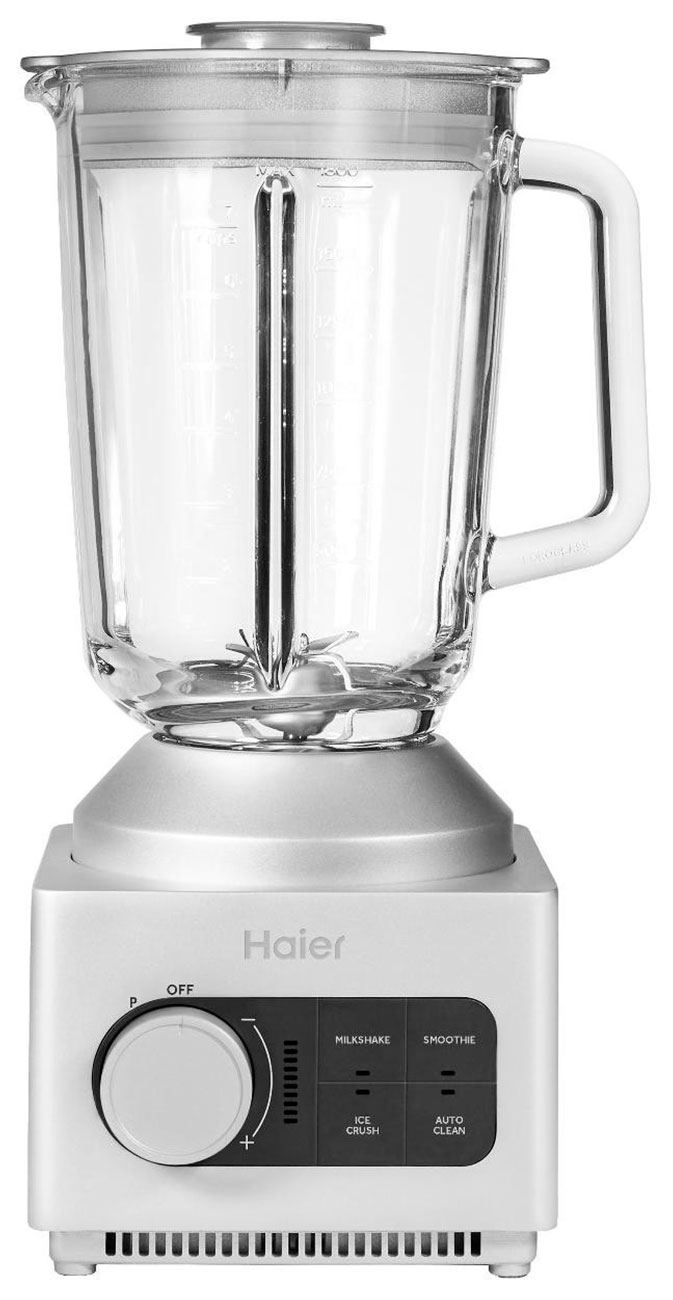 Блендер Haier HB-600 серебристый блендер galaxy gl 2163 стационарный 900 вт 1 5 л кофемолка серебристый