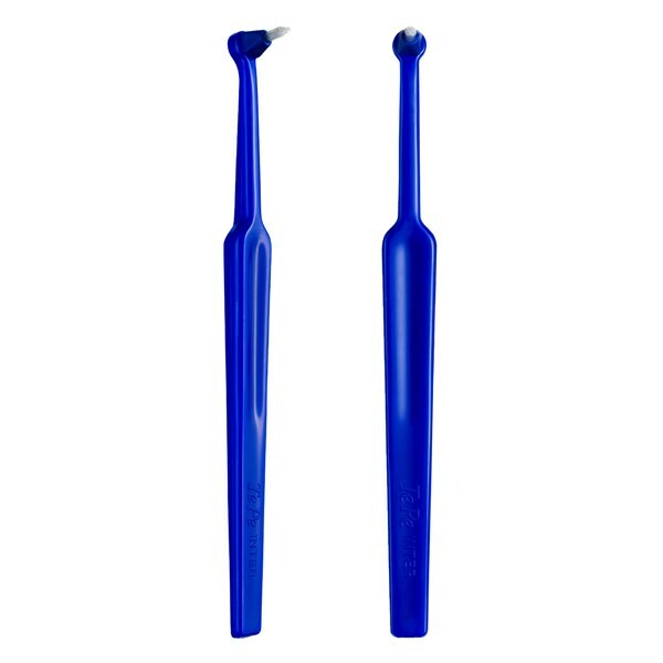 Зубная щетка TePe Interspace Medium (держатель + 12 насадок) пучки ресниц deco с плоским основанием в форме галочки medium 120 шт