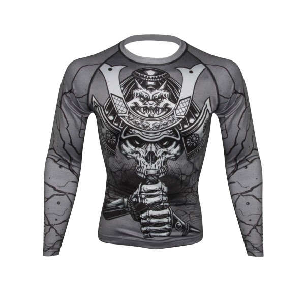 фото Рашгард athletic pro. mrg-120 samurai skull grey, xxl int