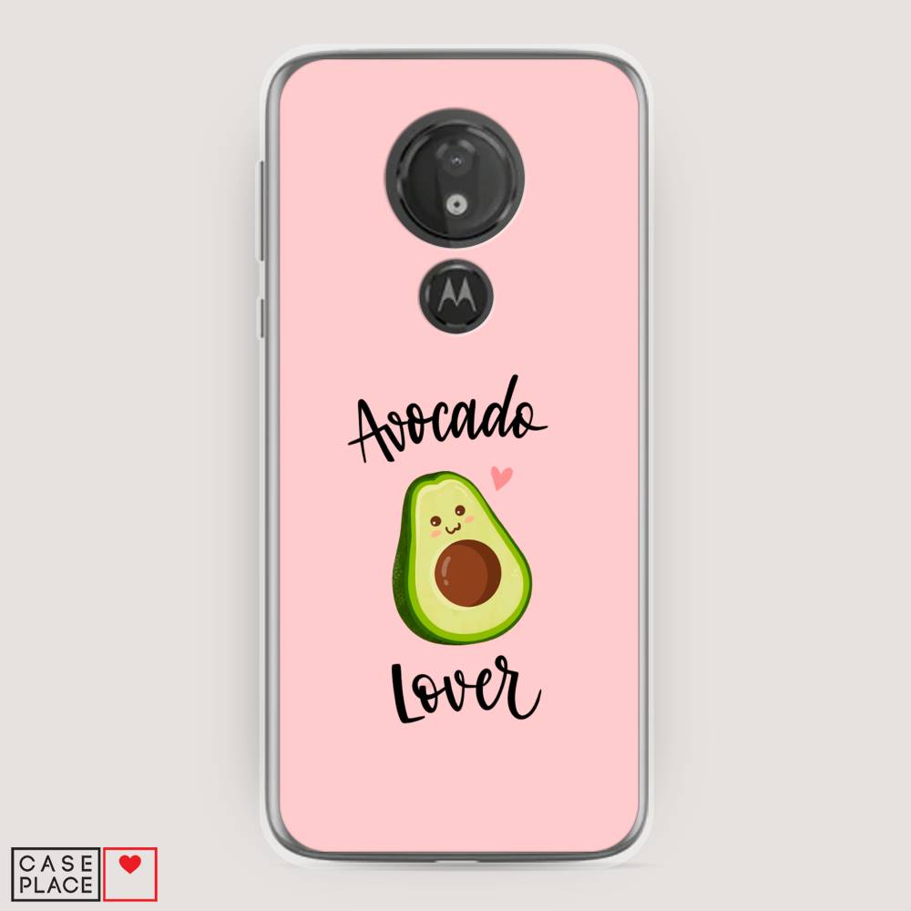 

Чехол на Motorola Moto G7 Power "Avocado lover", Розовый;зеленый, 241350-6