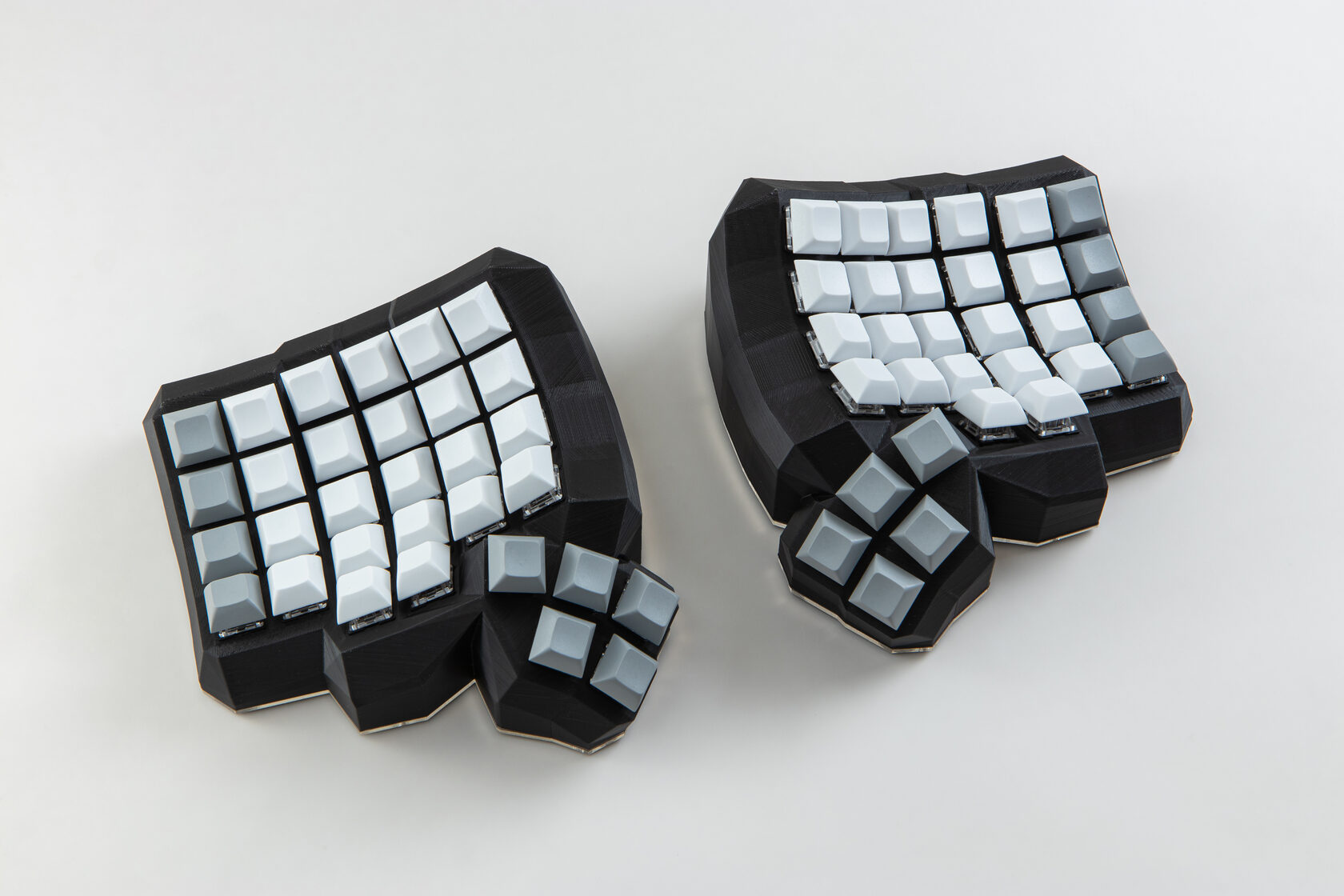 

Игровая механическая клавиатура Ergohaven Dactyl 5x6 (55) black