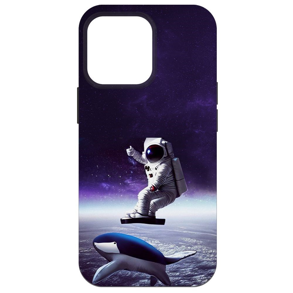 Чехол-накладка Софт Спейсбордер для iPhone 14 Pro Max