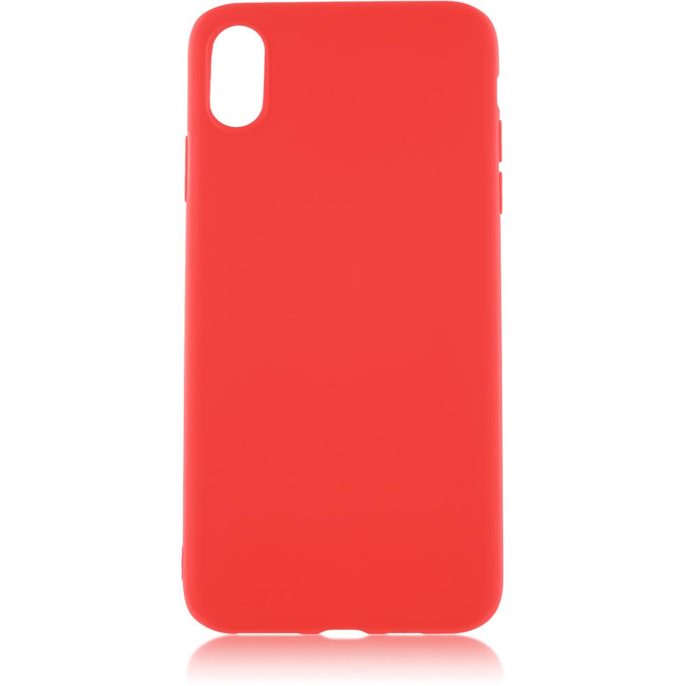фото Чехол для apple iphone xs max brosco colourful, красный