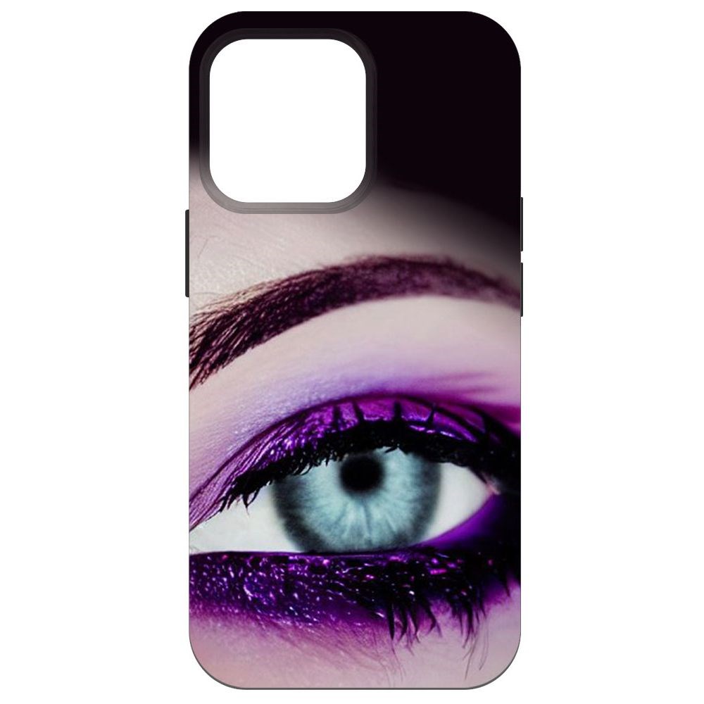 

Чехол-накладка Софт Взгляд для iPhone 14 Pro Max, Черный