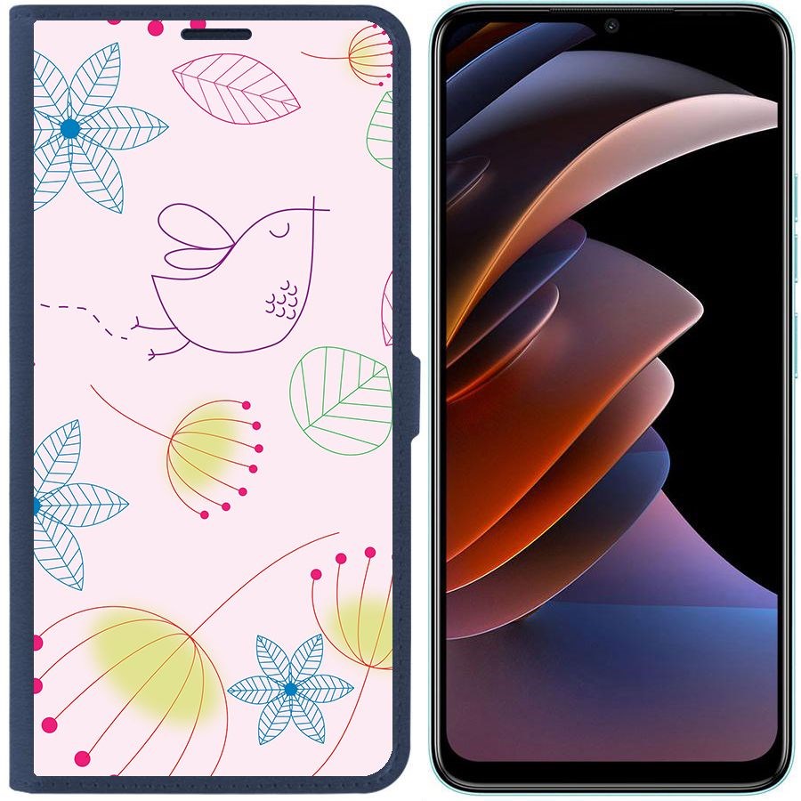 

Чехол-книжка Eco Book для Tecno Spark Go 2023 Цветочный паттерн 5
