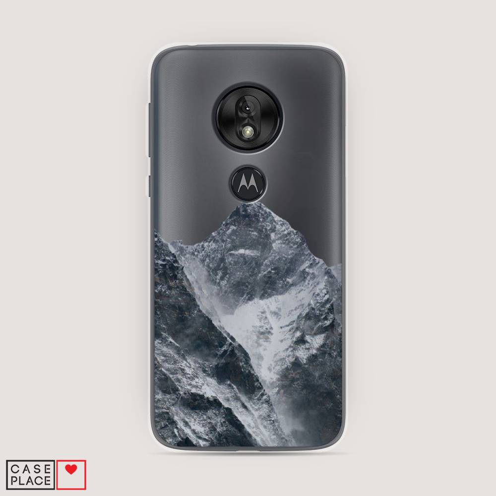 

Чехол на Motorola Moto G7 Play "Горы арт 4", Серый;бежевый, 241250-2