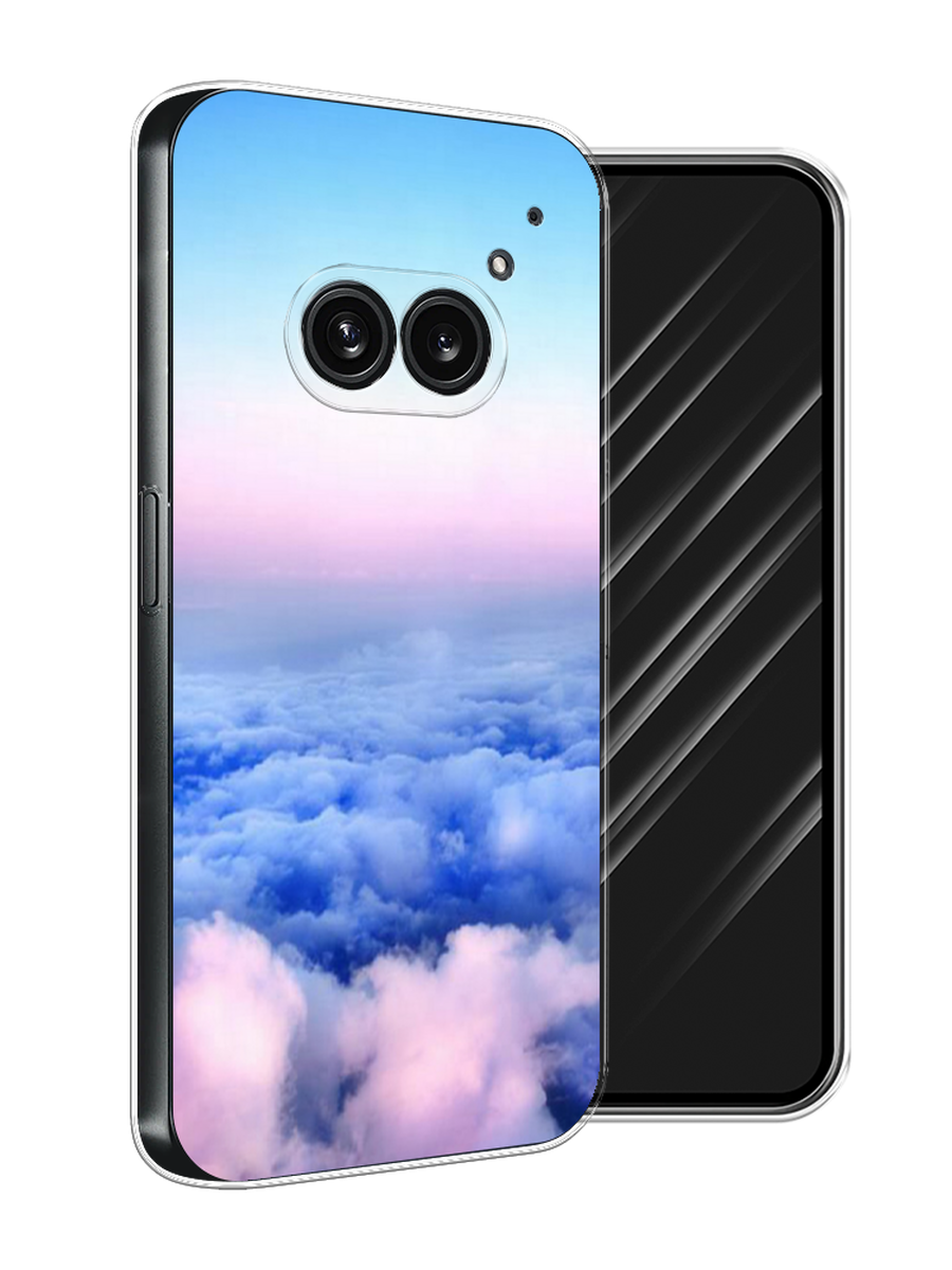 

Чехол Awog на Nothing Phone 2a "Облака", Голубой;розовый;бирюзовый, 3300350-1