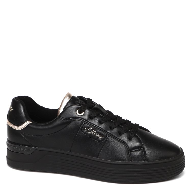 

Кеды женские s.Oliver 5-5-23603-42 черные 36 EU, Черный, 5-5-23603-42