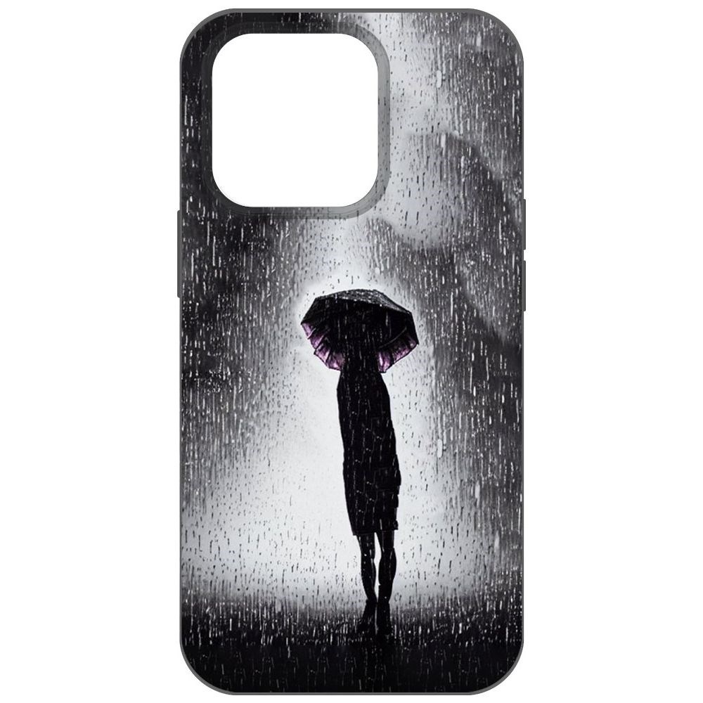 

Чехол-накладка Софт Ночная крипота для iPhone 14 Pro, Черный