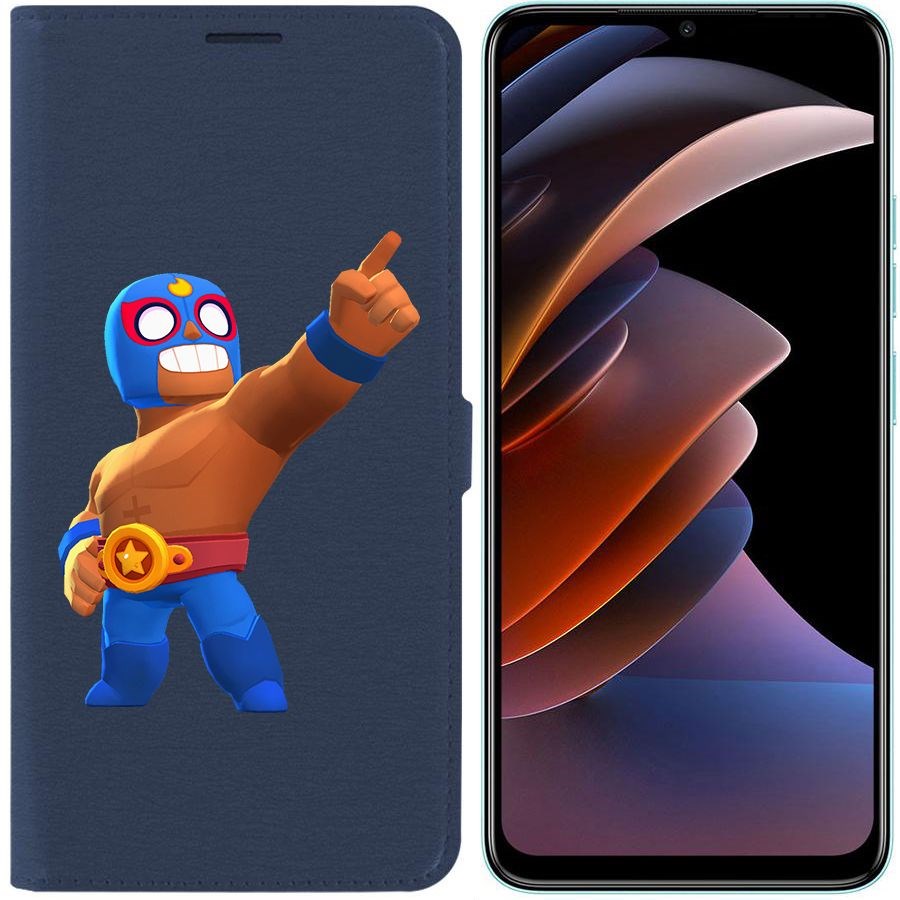 

Чехол-книжка Eco Book для Tecno Spark Go 2023 Brawl Stars-Эль Примо