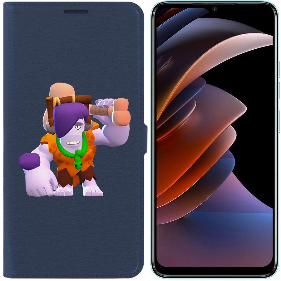 

Чехол-книжка Eco Book для Tecno Spark Go 2023 Brawl Stars-Пещерный Фрэнк