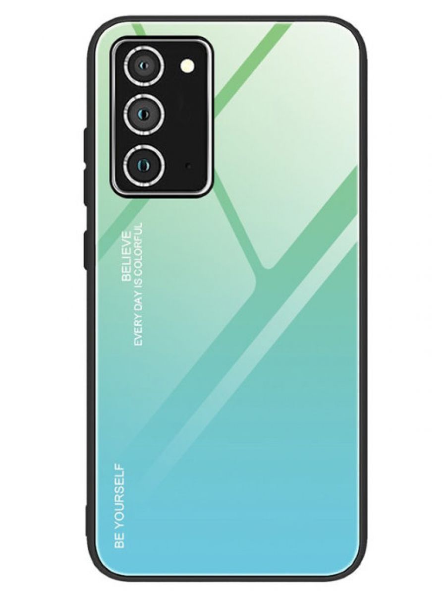 

Чехол Gradation для смартфона Samsung Galaxy A72 Зеленый, Бирюзовый