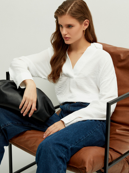 

Блуза женская ZARINA 2368135348 белая XL, 2368135348