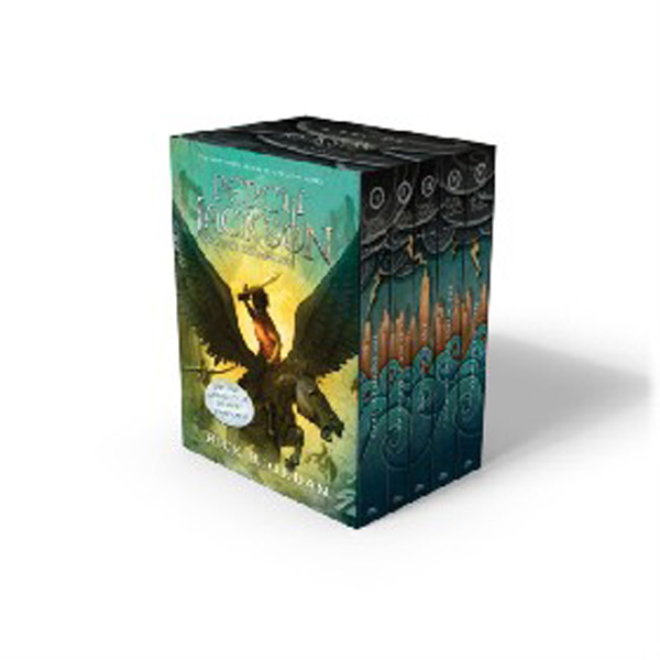 

Percy Jackson and the Olympians 5 Book Paperback Boxed Set (w/poster) / Riordan, Rick