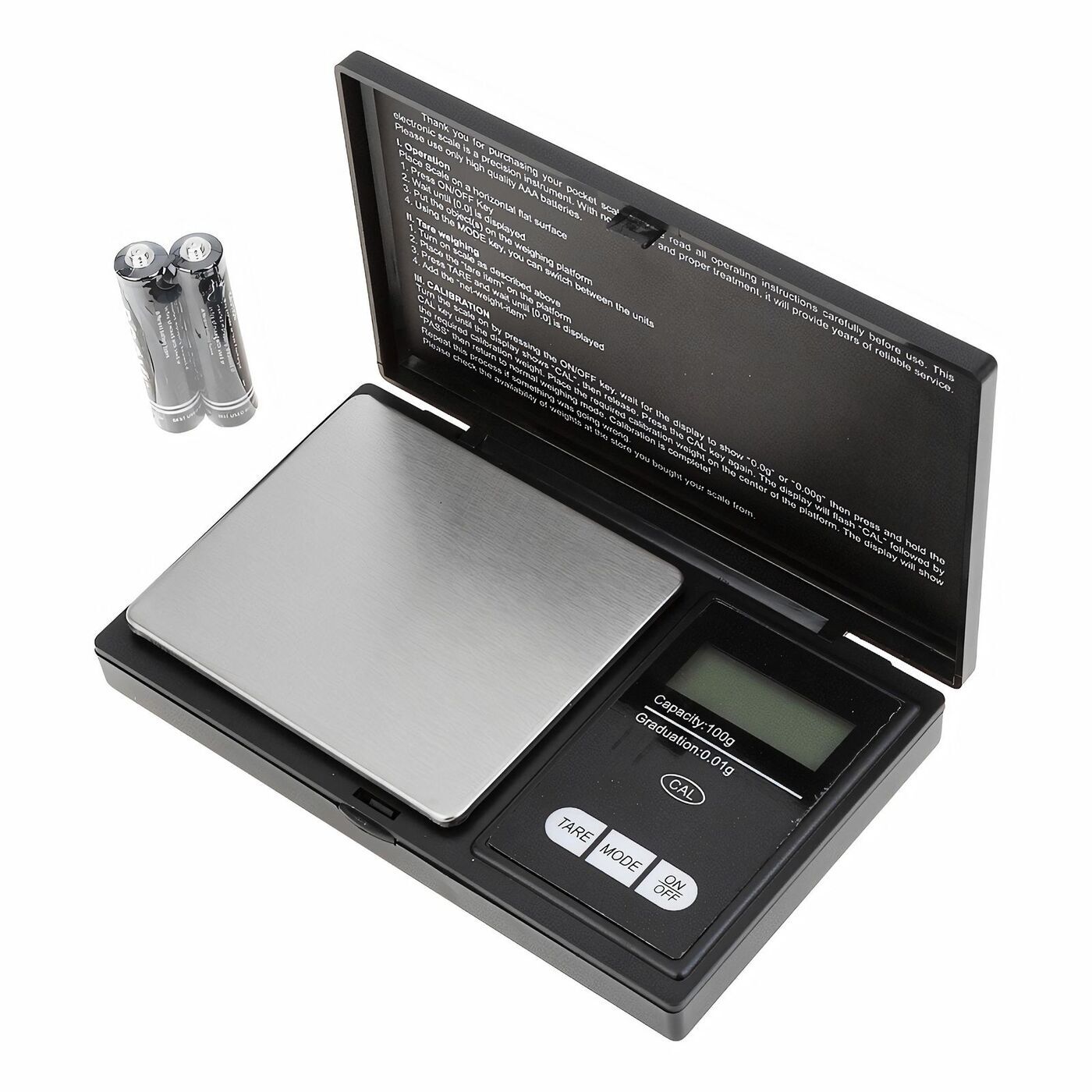 фото Весы кухонные pocket scale 016 200 гр black nobrand