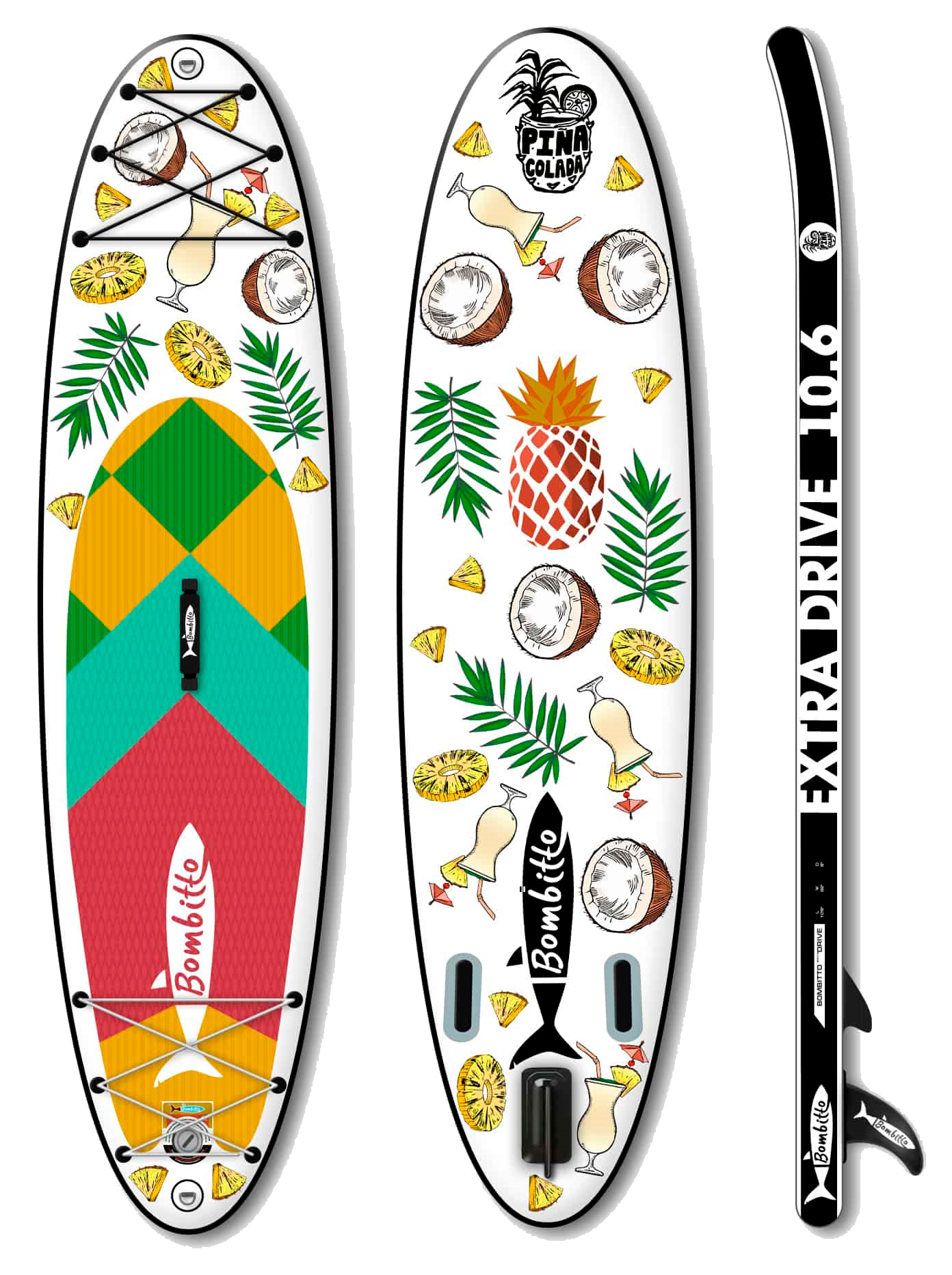 

SUP-борд Bombitto Extra Drive 324x80x15 см оранжевый, Белый;разноцветный, Extra Drive