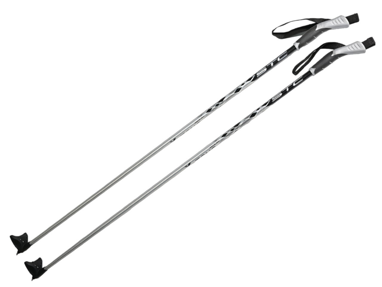 Беговые лыжные палки STC X-TOUR алюминий эконом 115 см