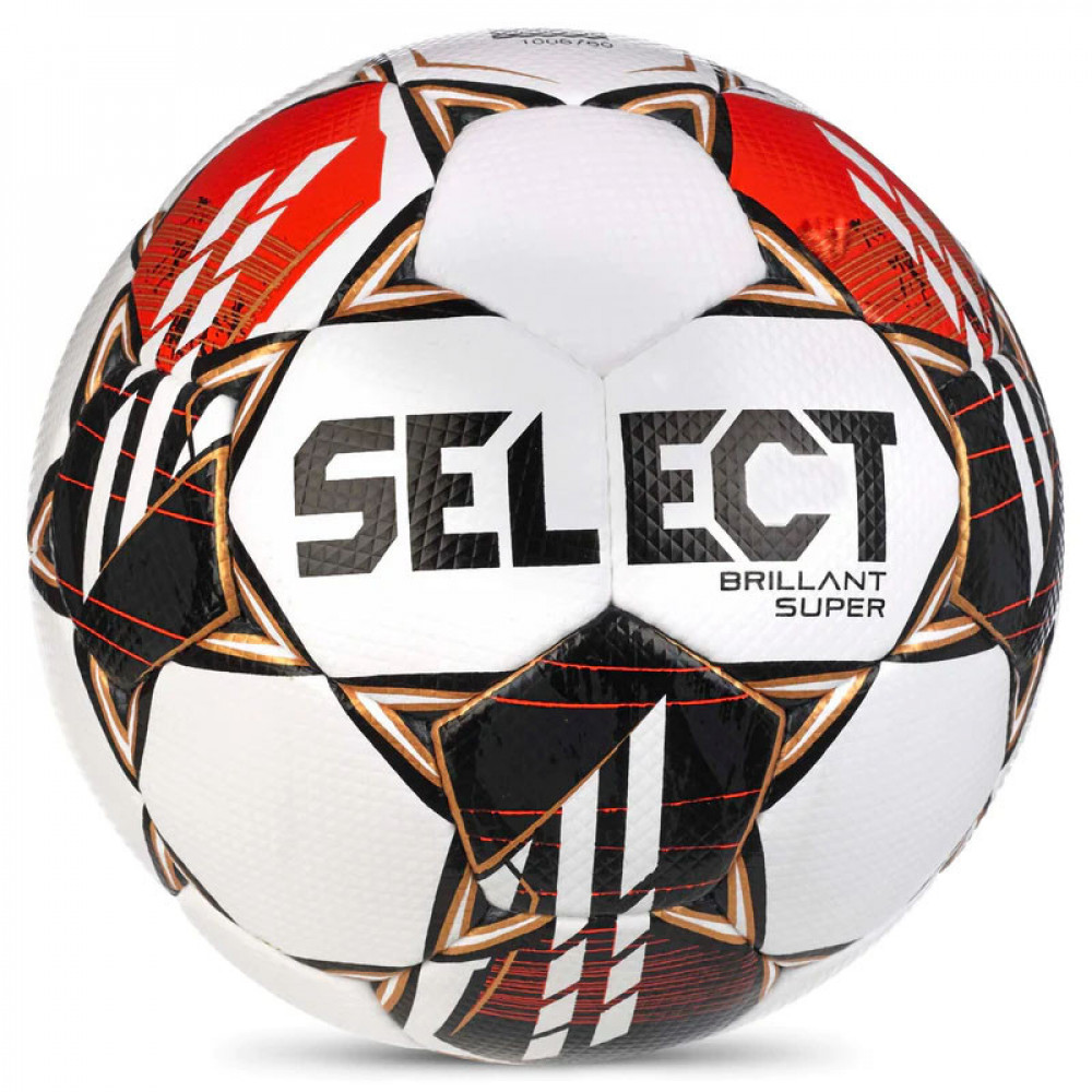 Мяч футбольный SELECT Brillant Super V23, 3615960100-1006760, white/black, размер 5